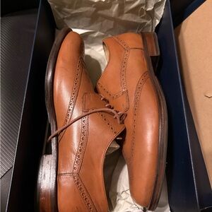 Cole Haan Tan Leather Oxfords